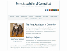 Tablet Screenshot of ferretassn.org